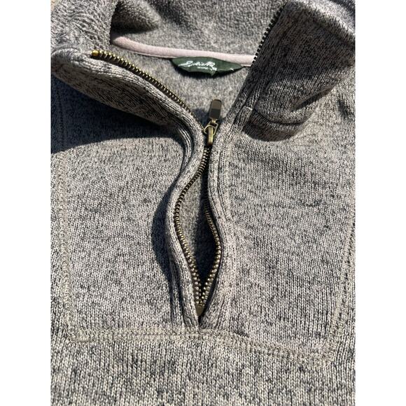 Eddie Bauer Sweater Men Size XL Collared Quarter Zip Long Sleeve Pullover Preppy - Picture 5 of 6